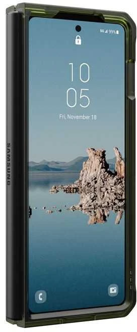 Dėklas Urban Armor Gear UAG Plyo Pro, olive/space pilkas - Samsung Galaxy Z Fold5