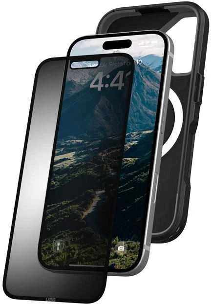 Urban Armor Gear „Urban Armor“ nuimamas privatumo ekranas, skirtas „iPhone 16“