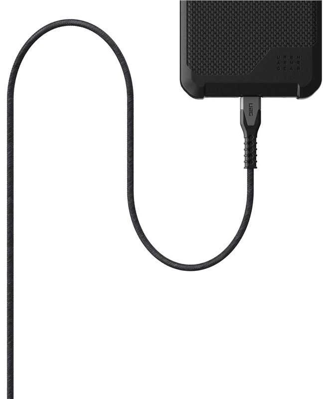 Urban Armor Gear UAG tvirtas USB-C 30 W 1,5 m kabelis – pilkas