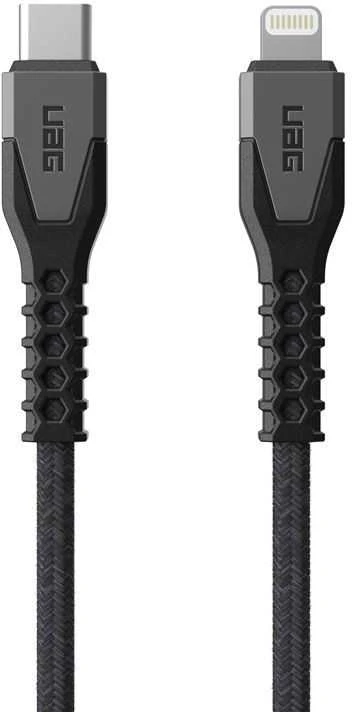 Urban Armor Gear UAG tvirtas USB-C 30 W 1,5 m kabelis – pilkas