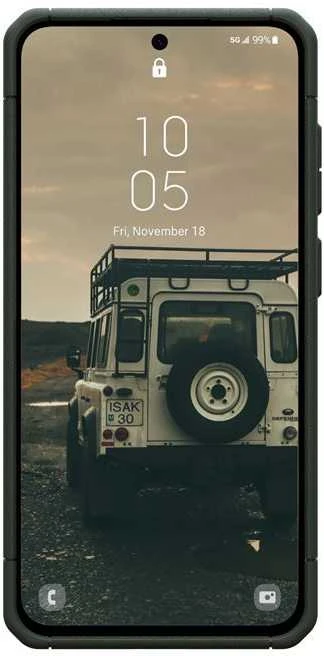Dėklas Urban Armor Gear UAG Scout, alyvuogių pilkumo – Samsung Galaxy S24 FE