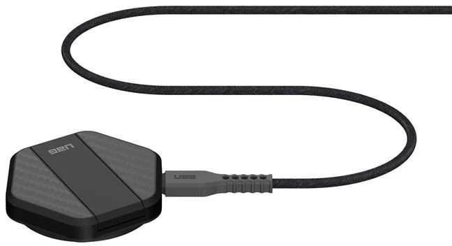 Urban Armor Gear UAG belaidis įkroviklis 15 W su stovu, suderinamas su „MagSafe“ (juodas)