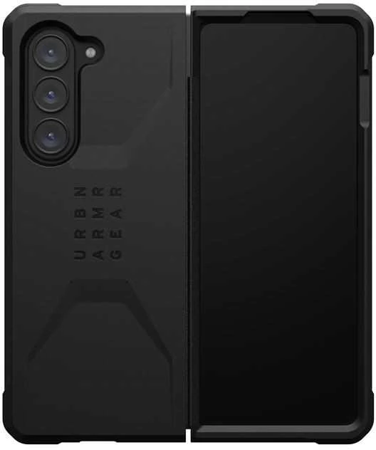 Dėklas Urban Armor Gear UAG Civilian, juodas - Samsung Galaxy Z Fold5