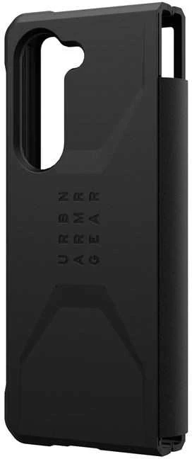 Dėklas Urban Armor Gear UAG Civilian, juodas - Samsung Galaxy Z Fold5