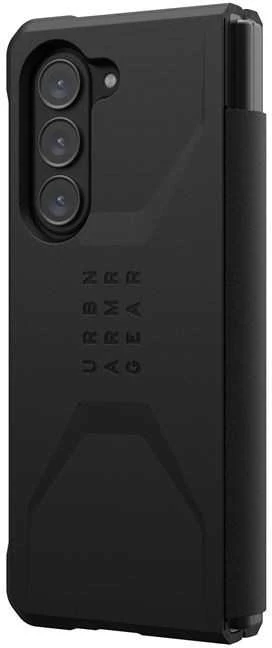 Dėklas Urban Armor Gear UAG Civilian, juodas - Samsung Galaxy Z Fold5