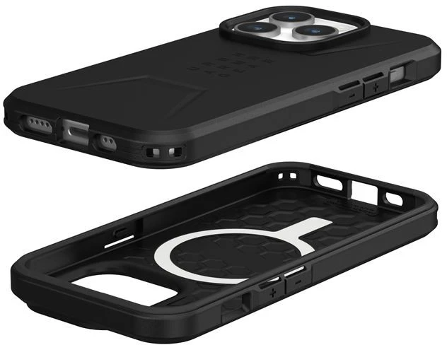 Urban Armor Gear Civilian Magsafe mobiliojo telefono dėklas 15,5 cm (6.1″) Juoda