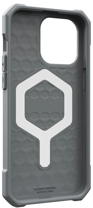 Urban Armor Gear UAG Essential Armor MagSafe dėklas iPhone 15 Pro Max - sidabrinis