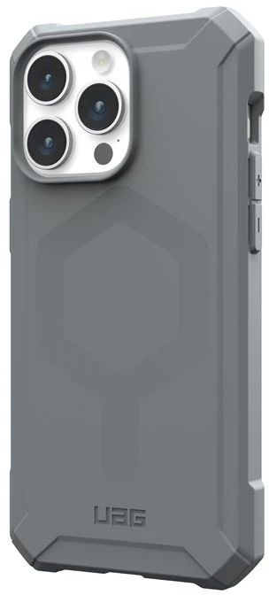 Urban Armor Gear UAG Essential Armor MagSafe dėklas iPhone 15 Pro Max - sidabrinis