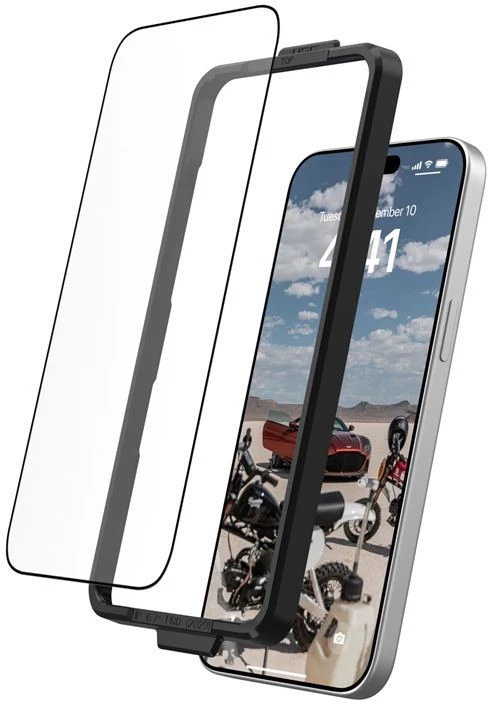 Urban Armor Gear UAG Stiklinis apsauginis skydas Plus, skaidrus - iPhone 15 Pro Max