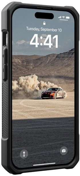 Urban Armor Gear UAG Monarch Apple iPhone 15 Pro - dėklas telefonui juodos spalvos kevlar