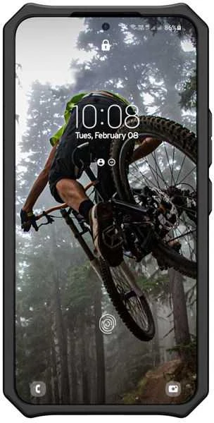 Dėklas Urban Armor Gear UAG Monarch, juodas kevlaras - Samsung Galaxy S22