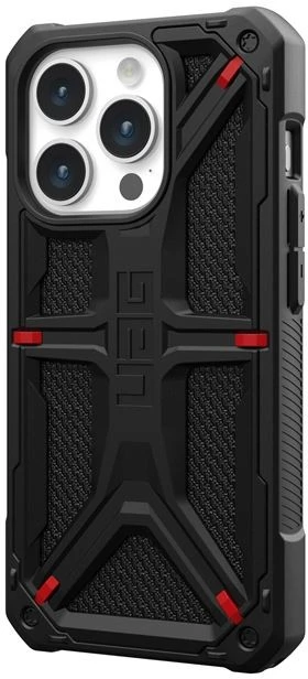 Urban Armor Gear UAG Monarch Apple iPhone 15 Pro - dėklas telefonui juodos spalvos kevlar
