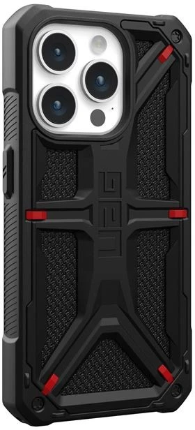 Urban Armor Gear UAG Monarch Apple iPhone 15 Pro - dėklas telefonui juodos spalvos kevlar