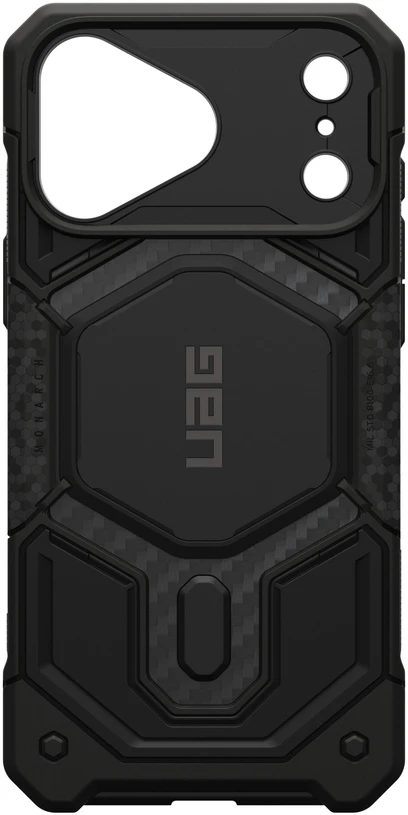 UAG Urban Armor Gear dėklas Monarch Pro, suderinamas su MagSafe, skirtas IPHONE 18 Pro Max/17 Pro Max, anglies pluoštas