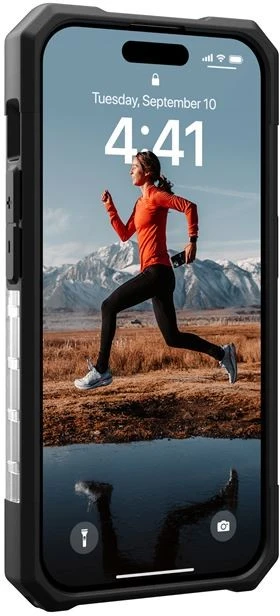 Urban Armor Gear UAG Plasma dėklas iPhone 15 Pro - skaidrus