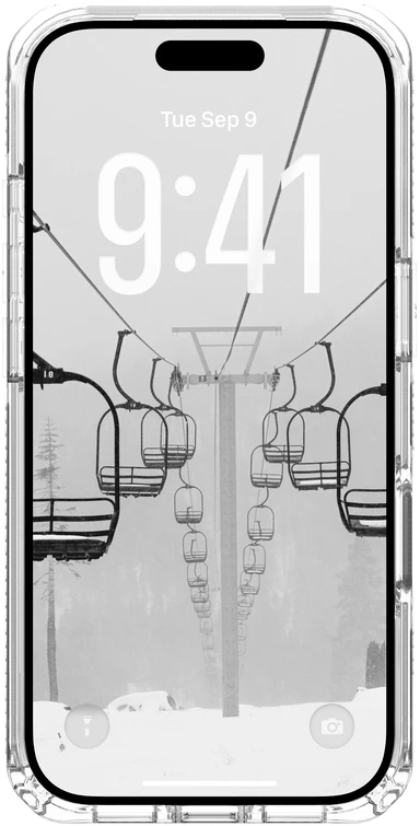 Urban Armor Gear UAG Plyo dėklas, skirtas iPhone 17 Pro – skaidrus
