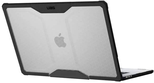 Carruzzo Urban Armor Gear PLYO 38,1 cm (15″) Užsegamas dėklas Juoda, Permatomas