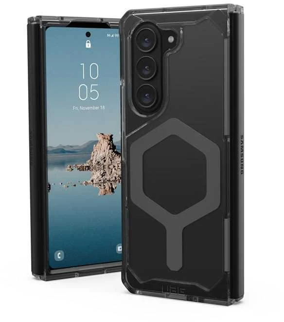 Dėklas Urban Armor Gear UAG Plyo Pro, pelenų pilka/kosminė pilka - Samsung Galaxy Z Fold5