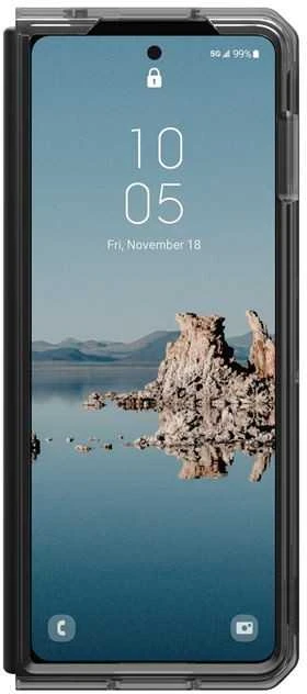 Dėklas Urban Armor Gear UAG Plyo Pro, pelenų pilka/kosminė pilka - Samsung Galaxy Z Fold5