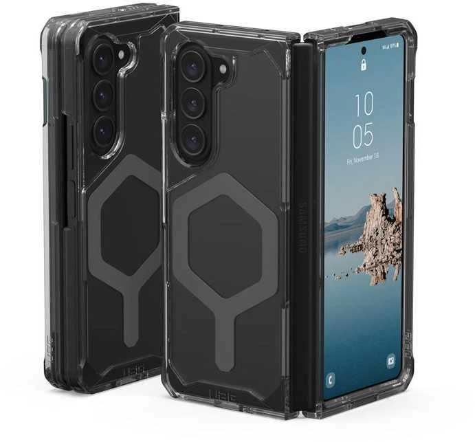 Dėklas Urban Armor Gear UAG Plyo Pro, pelenų pilka/kosminė pilka - Samsung Galaxy Z Fold5
