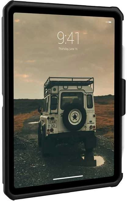 Urban Armor Gear UAG Scout su atrama ir dirželiu rankai, juodas - iPad 10,9" 2022/ 11" 2025, BULK