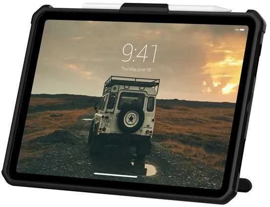 Urban Armor Gear UAG Scout su atrama ir dirželiu rankai, juodas - iPad 10,9" 2022/ 11" 2025, BULK