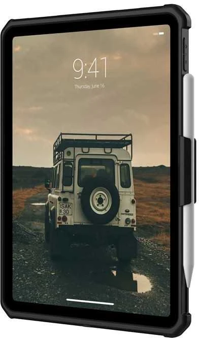 Urban Armor Gear UAG Scout su atrama ir dirželiu rankai, juodas - iPad 10,9" 2022/ 11" 2025, BULK