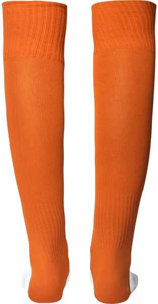 Roly Aukštos kokybės briaunotos sportinės kojinės su elastiku SOCCER Oranžinė