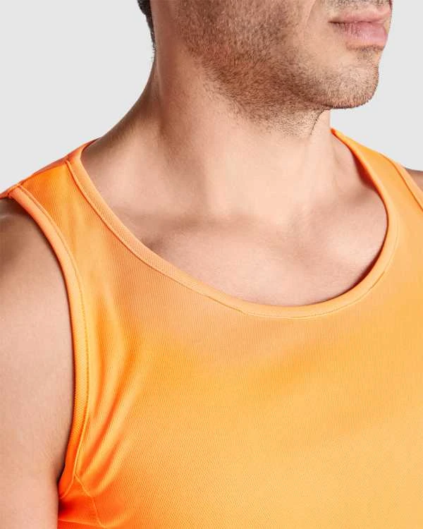 Roly Be rankovių techninė palaidinė su kampuotomis siūlėmis ANDRE Fluoro oranžinė