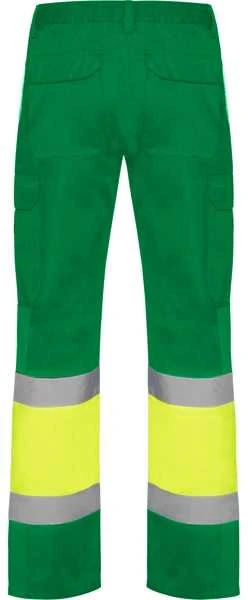 Roly Daugialypės gerai matomos vasarinės kelnės NAOS Sodas žalia / fluoro geltona