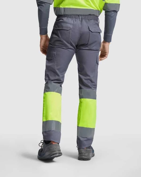Roly Daugialypės gerai matomos žieminės kelnės SOAN Darbo vieta raudona / fluoro geltona