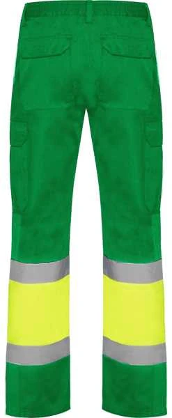 Roly Daugialypės gerai matomos žieminės kelnės SOAN Sodas žalia / fluoro geltona