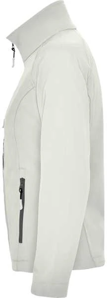 Roly Dviejų sluoksnių softshell striukė su užtrauktuku ANTARTIDA WOMAN Perlų balta