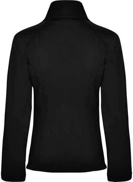 Roly Dviejų sluoksnių softshell striukė su užtrauktuku ANTARTIDA WOMAN Juoda