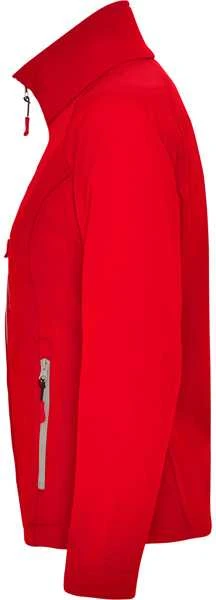 Roly Dviejų sluoksnių softshell striukė su užtrauktuku ANTARTIDA WOMAN Raudona