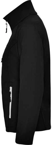 Roly Dviejų sluoksnių softshell striukė su užtrauktuku ANTARTIDA WOMAN Juoda