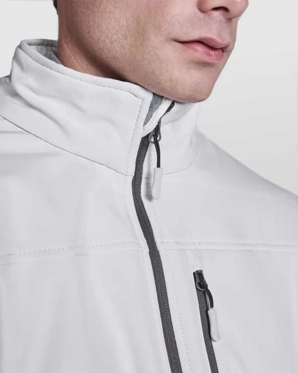 Roly Dviejų sluoksnių softshell striukė su mikrofliso pamušalu ANTARTIDA Perlų balta