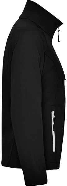 Roly Dviejų sluoksnių softshell striukė su užtrauktuku ANTARTIDA WOMAN Juoda