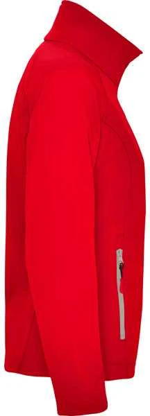 Roly Dviejų sluoksnių softshell striukė su užtrauktuku ANTARTIDA WOMAN Raudona