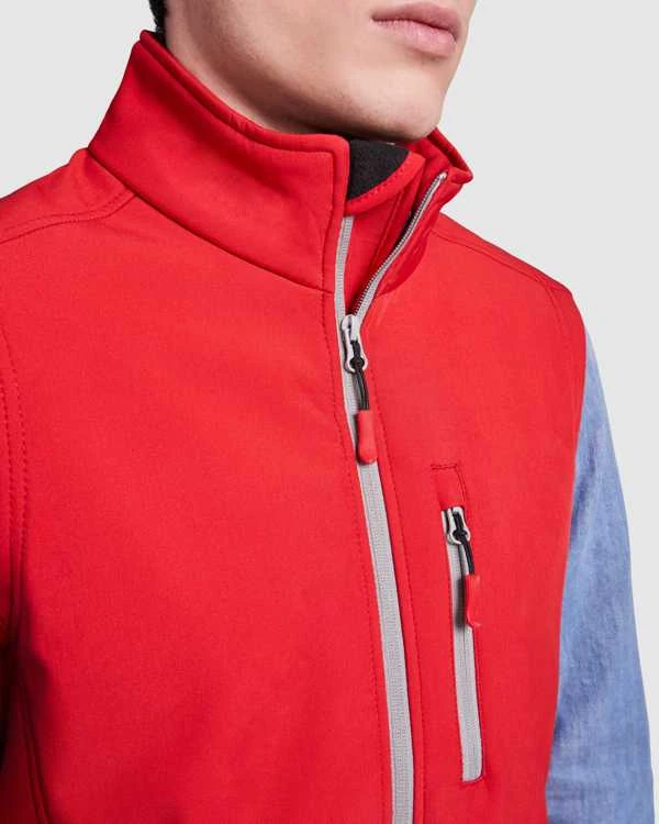 Roly Dviejų sluoksnių softshell striukė su šiltu vidiniu mikrofliso pamušalu NEVADA Juoda