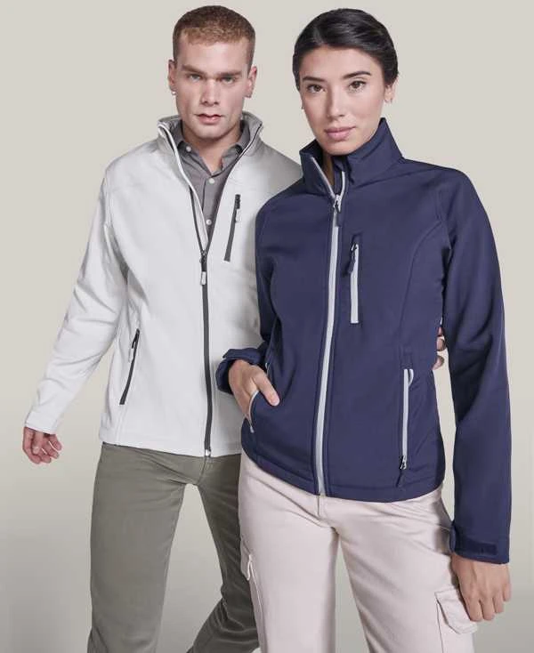 Roly Dviejų sluoksnių softshell striukė su mikrofliso pamušalu ANTARTIDA Perlų balta