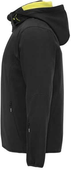 Roly Dviejų sluoksnių sportinis softshell striukė SIBERIA Juoda
