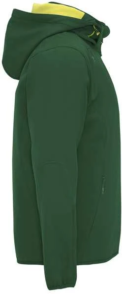 Roly Dviejų sluoksnių sportinis softshell striukė SIBERIA Butelis žalias