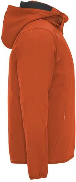 Roly Dviejų sluoksnių sportinis softshell striukė SIBERIA Vermilion oranžinis