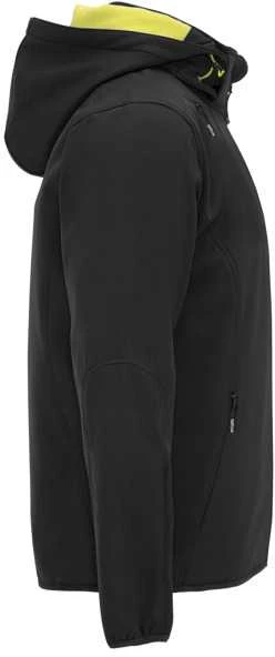 Roly Dviejų sluoksnių sportinis softshell striukė SIBERIA Juoda
