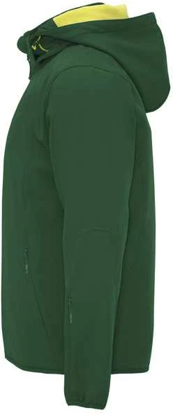 Roly Dviejų sluoksnių sportinis softshell striukė SIBERIA Butelis žalias