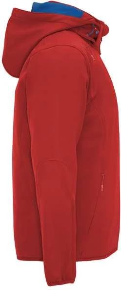 Roly Dviejų sluoksnių sportinis softshell striukė SIBERIA Raudona