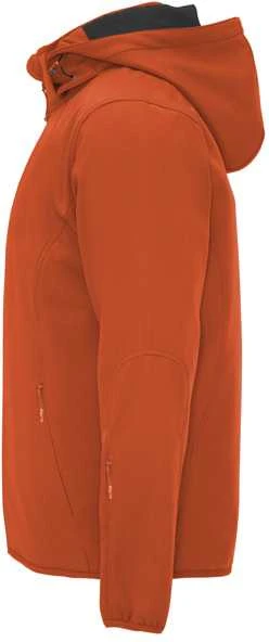 Roly Dviejų sluoksnių sportinis softshell striukė SIBERIA Vermilion oranžinis