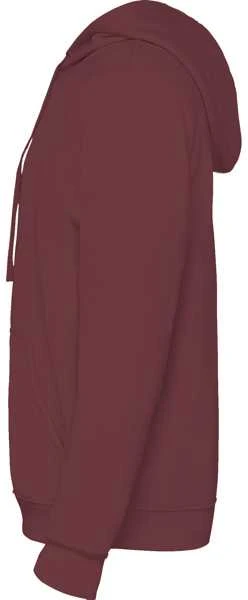 Roly Dviejų spalvų džemperis su gobtuvu ir kengūros kišene URBAN Berry red