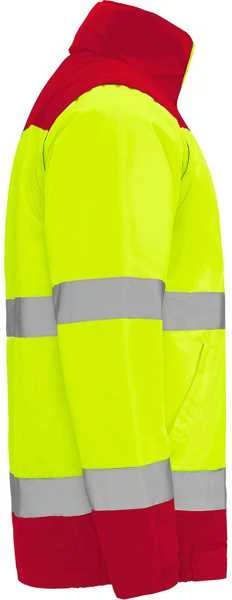 Roly Gerai matoma dviejų spalvų parką EPSYLON Darbo vieta raudona / fluoro geltona
